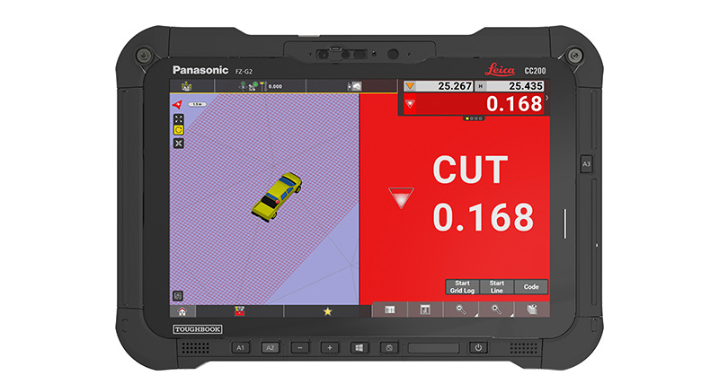 Contrôleurs de terrain Leica iCON CC80 avec le logiciel iCON site ainsi que la solution chef de chantier.